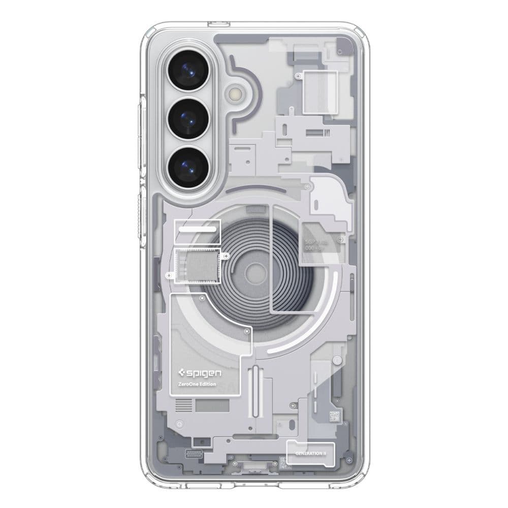 Kryt Spigen - Ultra Hybrid MagSafe (ACS10712) - Samsung Galaxy S26 Plus Zero One bílý - náhled 3
