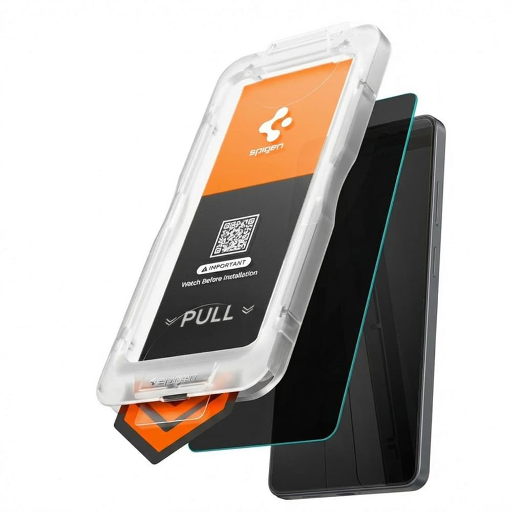 Tvrzené sklo Spigen - Glas.tR EZ-FIT Pro HD (AGL11098) - Samsung Galaxy S26 privátní - náhled 3