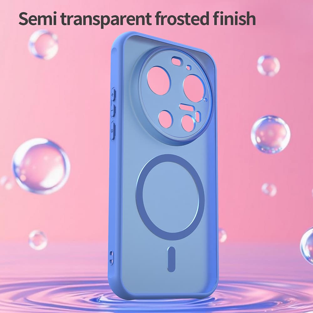 Kryt Techsuit HaloFrost II MagSafe pro Xiaomi 17 Ultra světle modrý - náhled 3