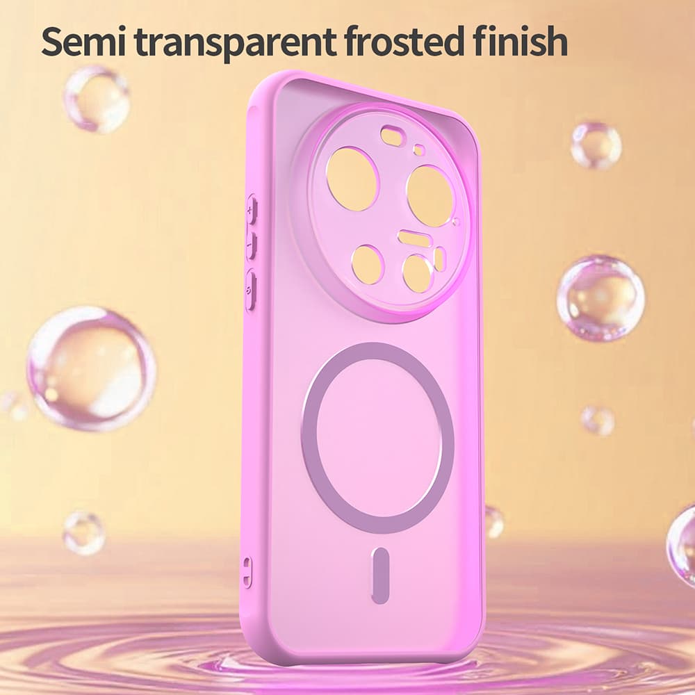 Kryt Techsuit HaloFrost II MagSafe pro Xiaomi 17 Ultra růžový - náhled 3