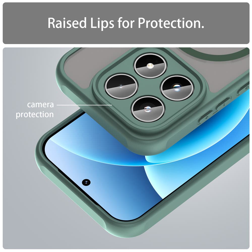 Kryt Techsuit HaloFrost II MagSafe pro Xiaomi 17 zelený - náhled 3
