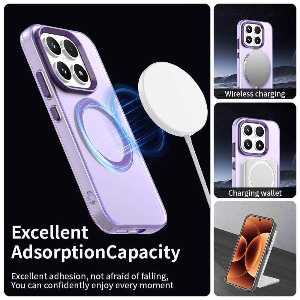 Kryt Techsuit CandyCase MagSafe - Xiaomi 17 Fialový - náhled 3