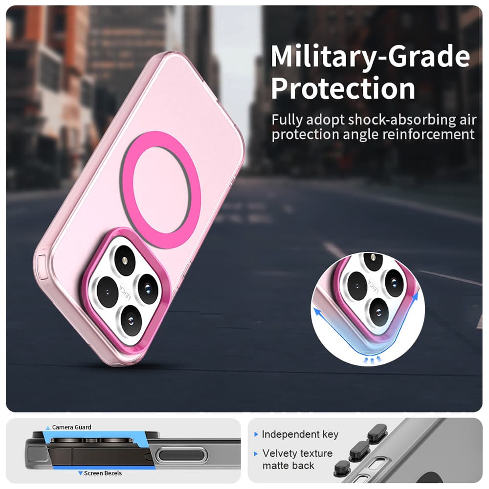 Kryt Techsuit CandyCase MagSafe - Xiaomi 17 Růžový - náhled 3
