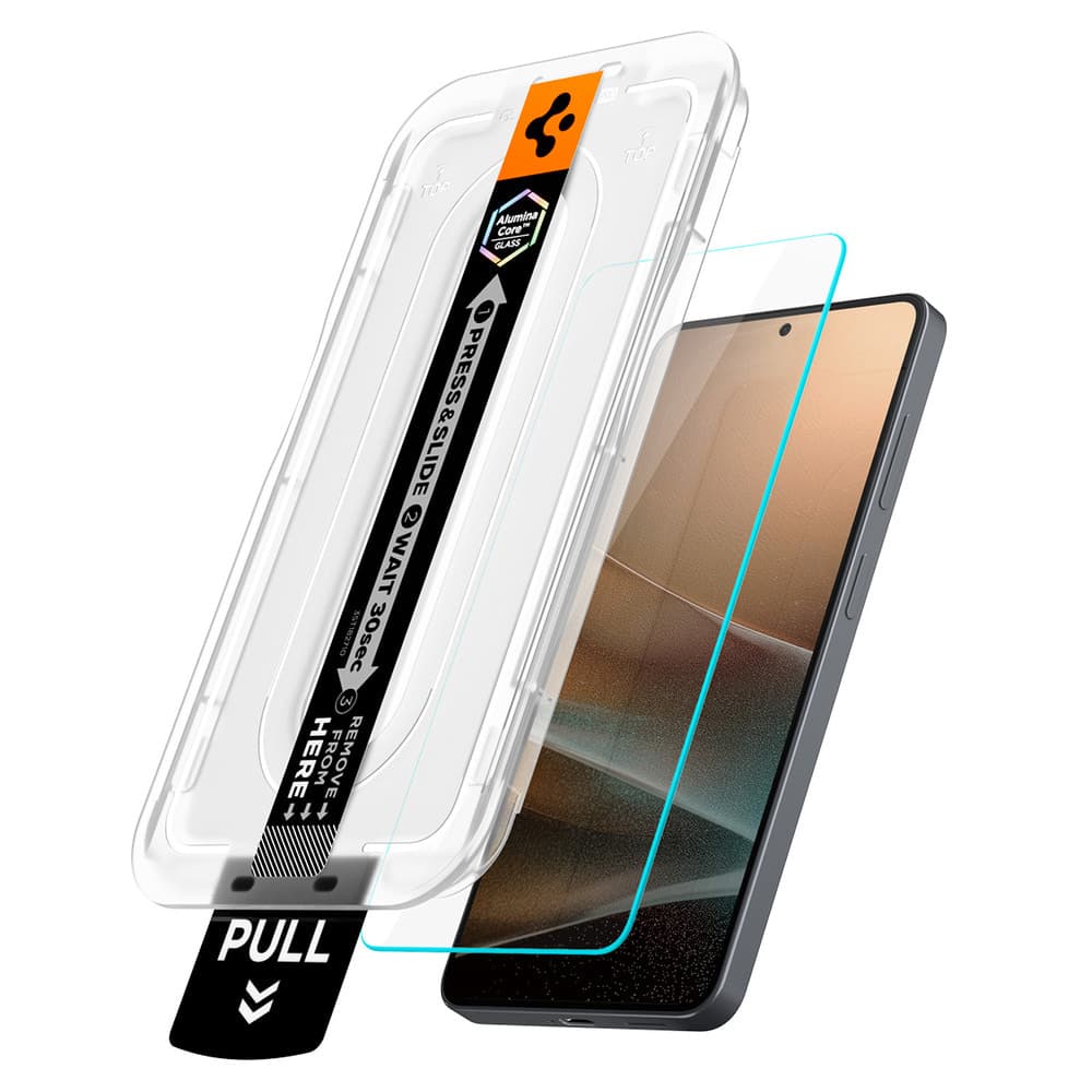 Tvrzené sklo Spigen Glas.tR EZ-FIT Pro Samsung Galaxy S26 čiré - náhled 3