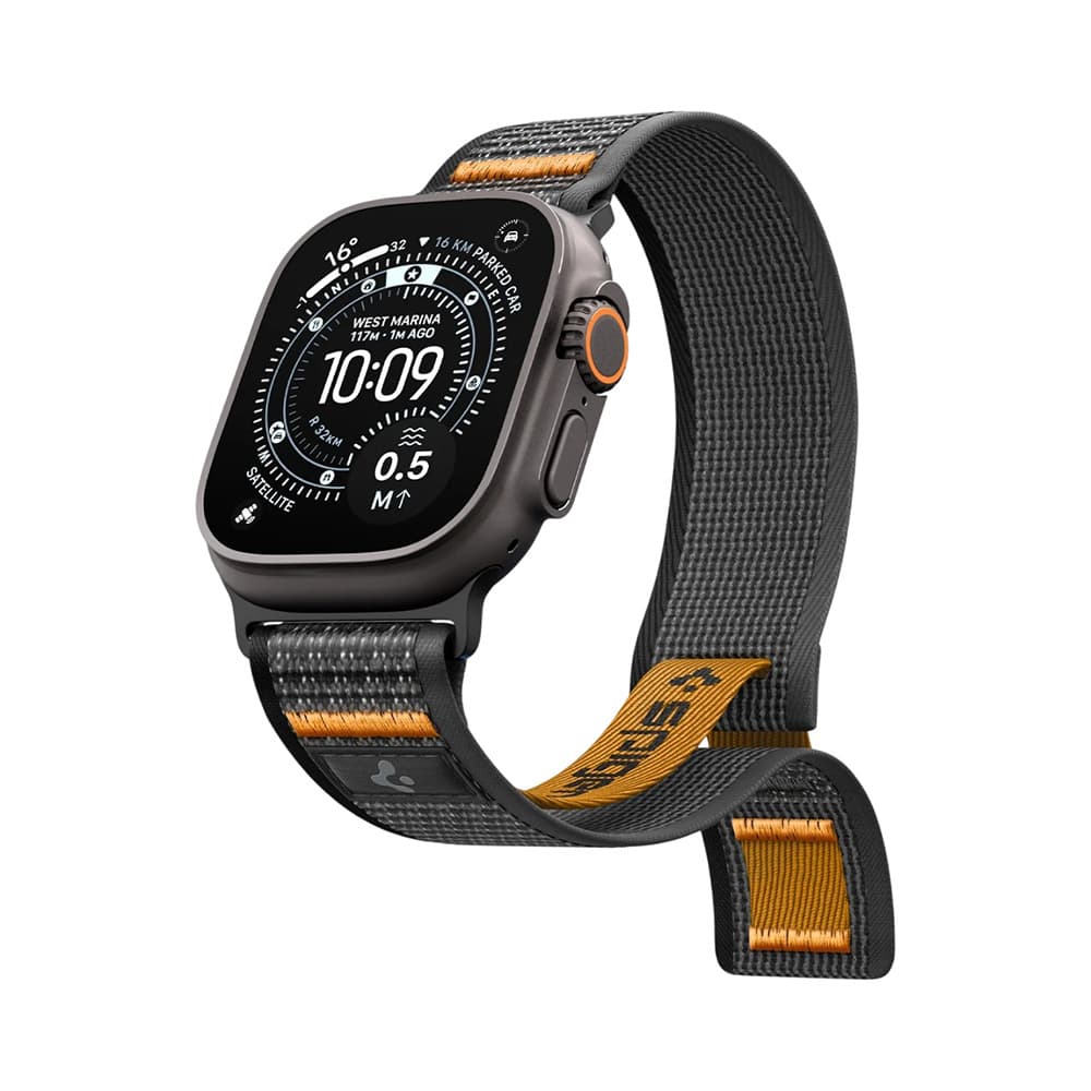 Řemínek Spigen - Athlex Air 2 (AMP10607) - Apple Watch 6/7/8/9/10/SE/SE 2/Ultra/Ultra 2/Ultra 3 (44/45/46/49mm) Aktivní oranžový - náhled 3