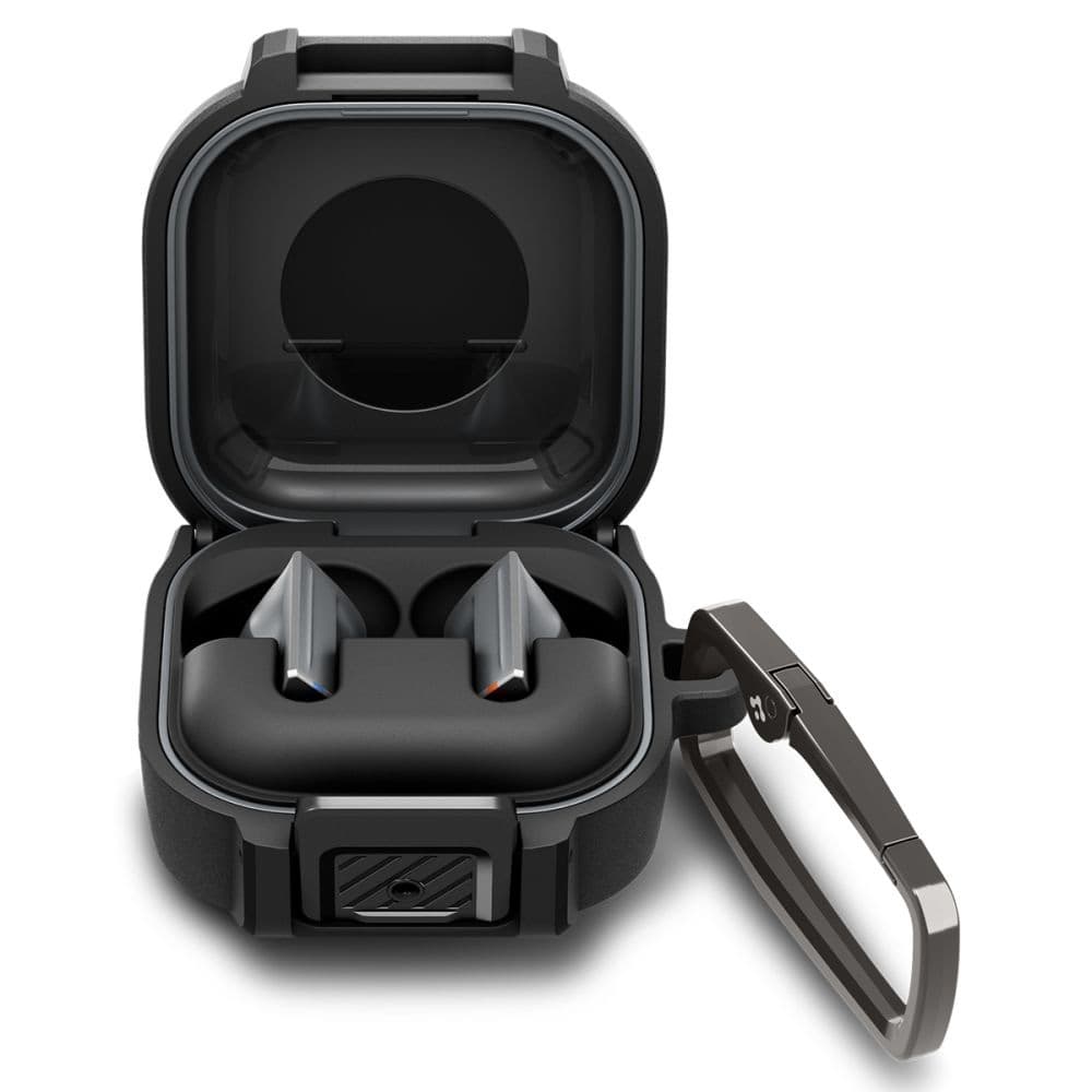 Kryt Spigen - Lock Fit (ACS11202) - Samsung Galaxy Buds 4 / Buds 4 Pro Matný černý - náhled 3