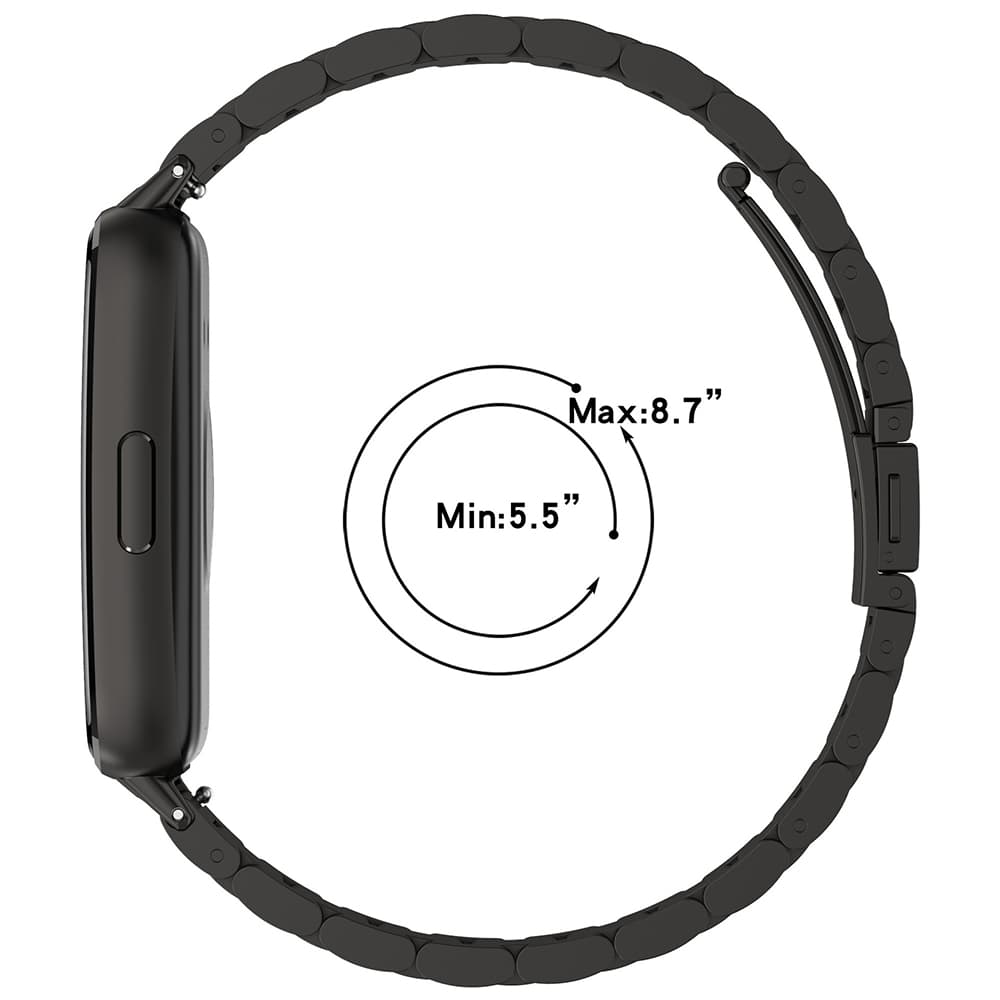 Řemínek kovový Techsuit Watchband W010 černý - náhled 3