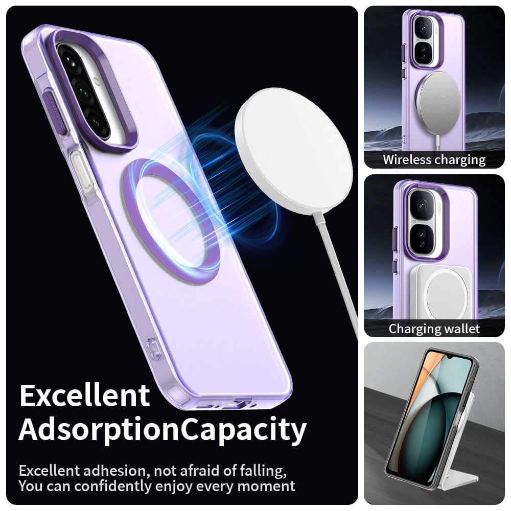 Kryt Techsuit CandyCase MagSafe pro Samsung Galaxy A27 5G fialový - náhled 3