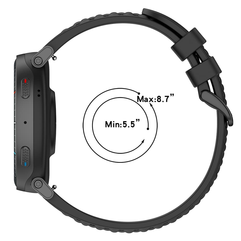 Řemínek 22mm Techsuit Watchband W083 černý - náhled 3