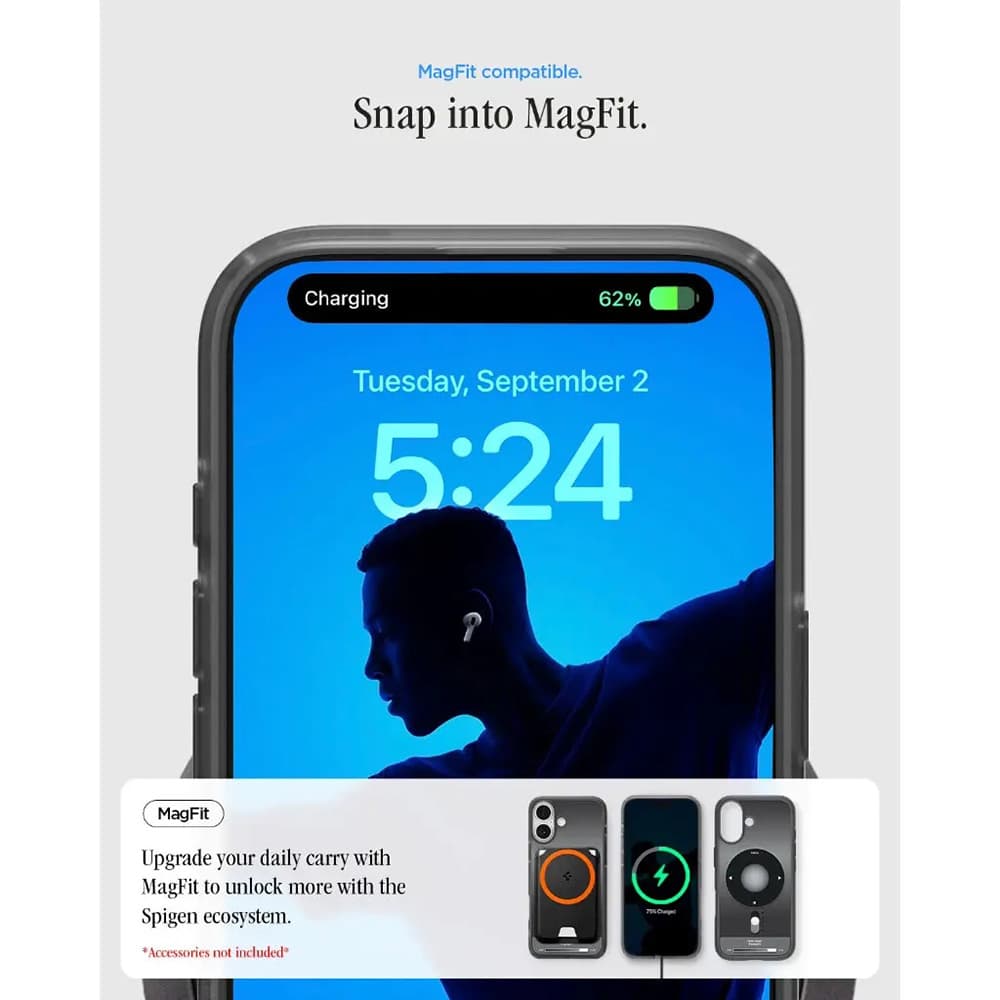 Kryt Spigen - Ultra Hybrid Classic MagSafe (ACS10390) - iPhone 17 - černý - náhled 3