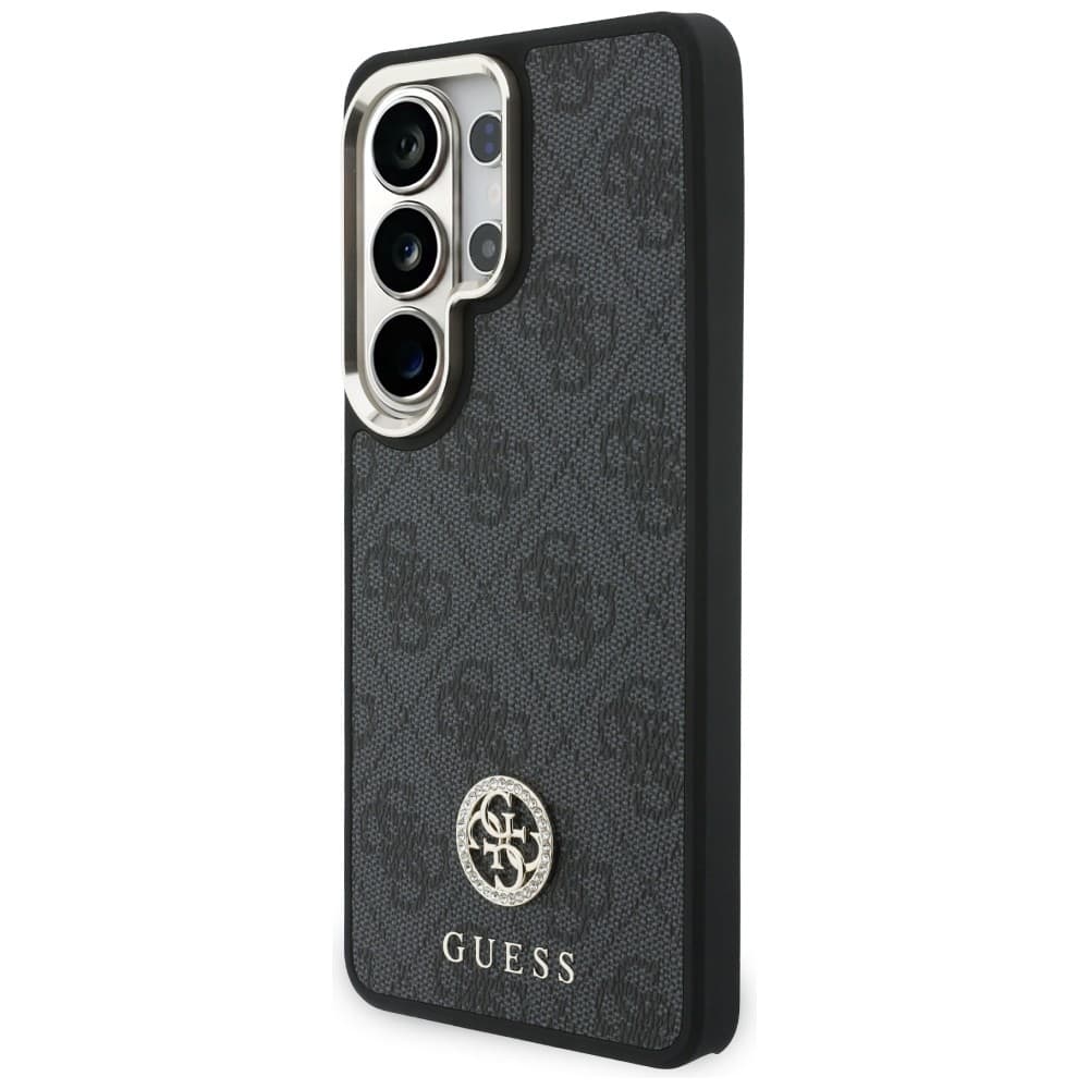 Kryt Guess - 4G Big Rhinestone Triangle Strap MagSafe (GUHMS26LP4G4DCSK) - Samsung Galaxy S26 Ultra - černý - náhled 3