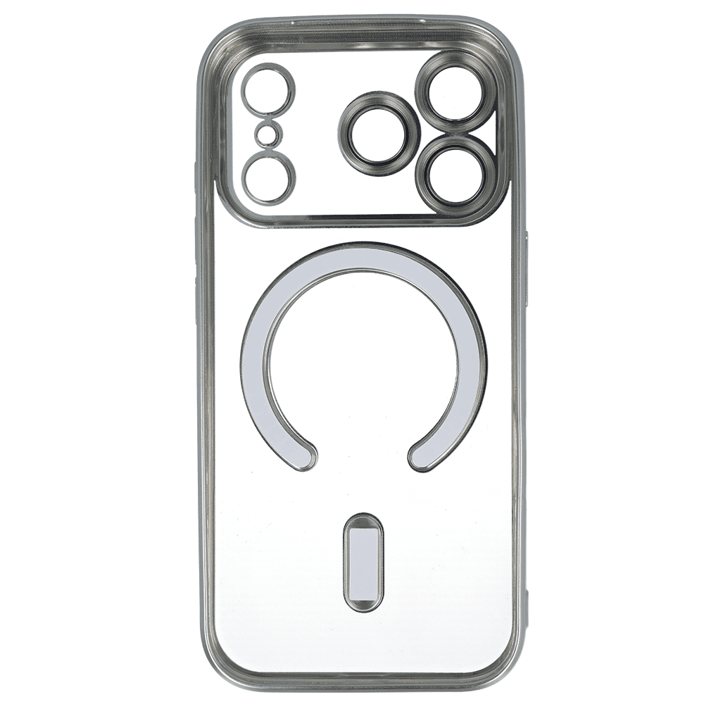 Zadní kryt Metallic MagSafe pro iPhone 17 Pro Max stříbrný - náhled 2
