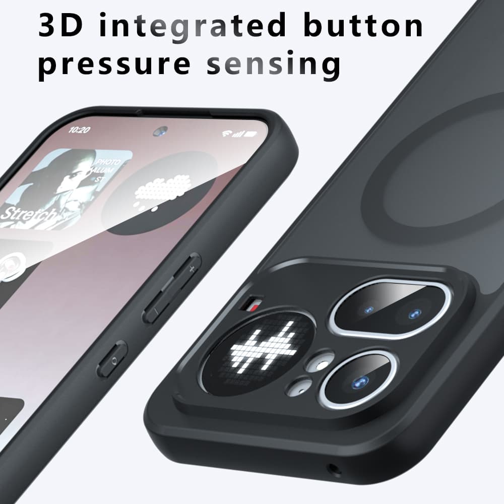 Kryt Techsuit PureFrost MagSafe Nothing Phone 4a Pro ledově černý - náhled 3