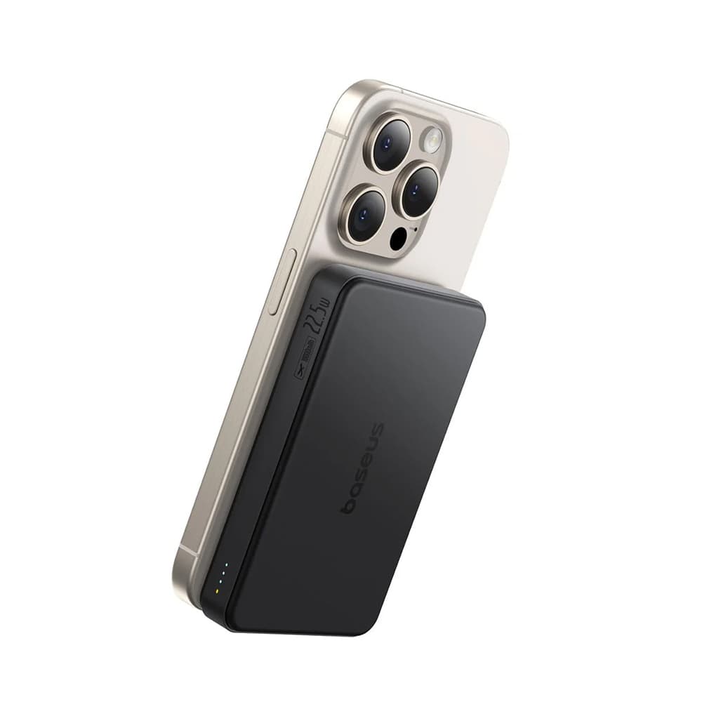 Magnetická Powerbanka Baseus Airpow II s Qi2 10000mAh (22.5W) černá - náhled 3