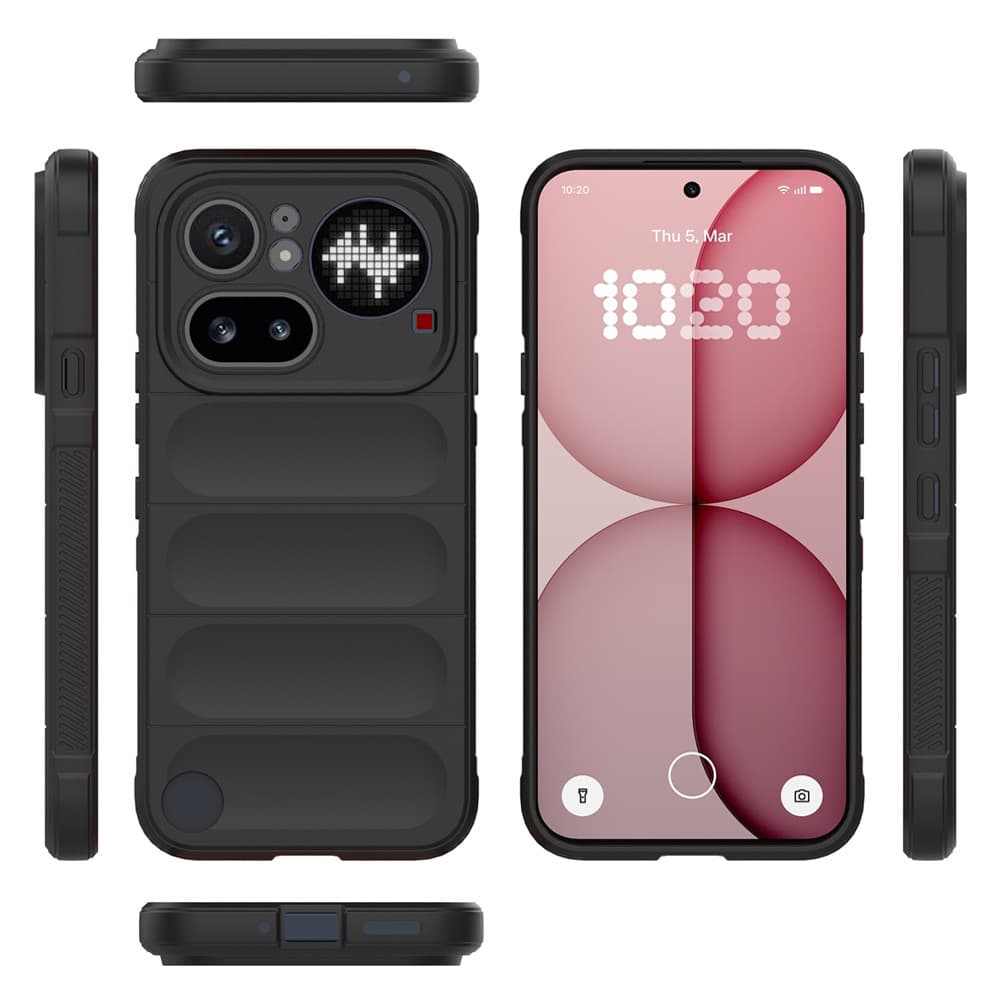 Kryt Techsuit Magic Shield pro Nothing Phone (4a) Pro černý - náhled 3