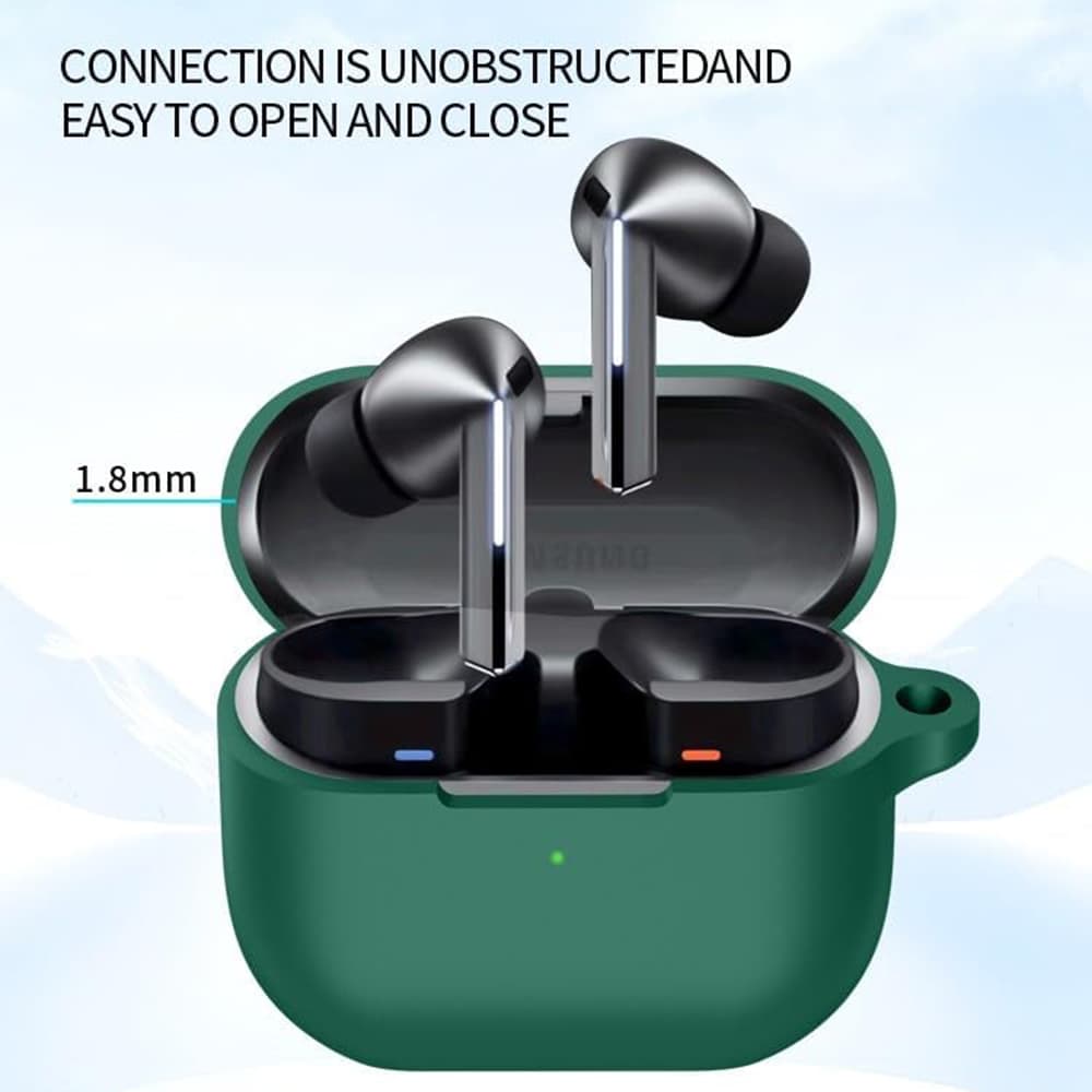 Pouzdro na sluchátka Techsuit - Silicone Case - for AirPods Pro 3 - zelené - náhled 3