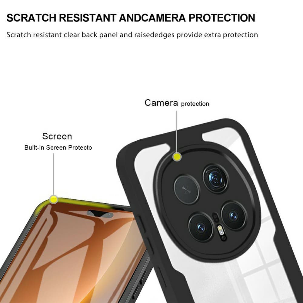 360° kryt Techsuit ColorVerse pro Honor Magic8 Pro růžový - náhled 3