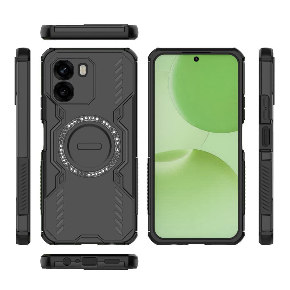 Odolný kryt Techsuit ArmorMag pro Oppo A6 4G černý - náhled 3