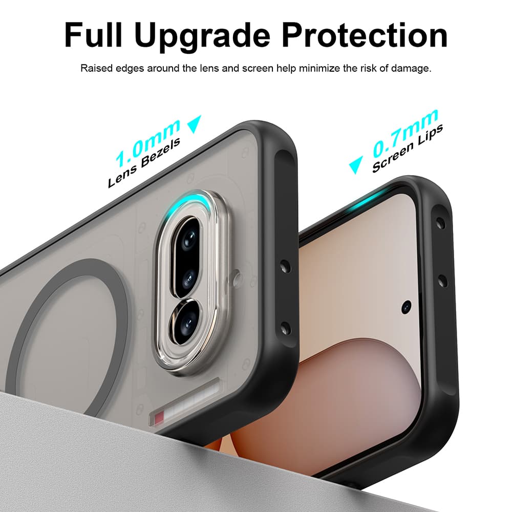 Kryt Techsuit HaloFrost II MagSafe Nothing Phone (4a) černý - náhled 3