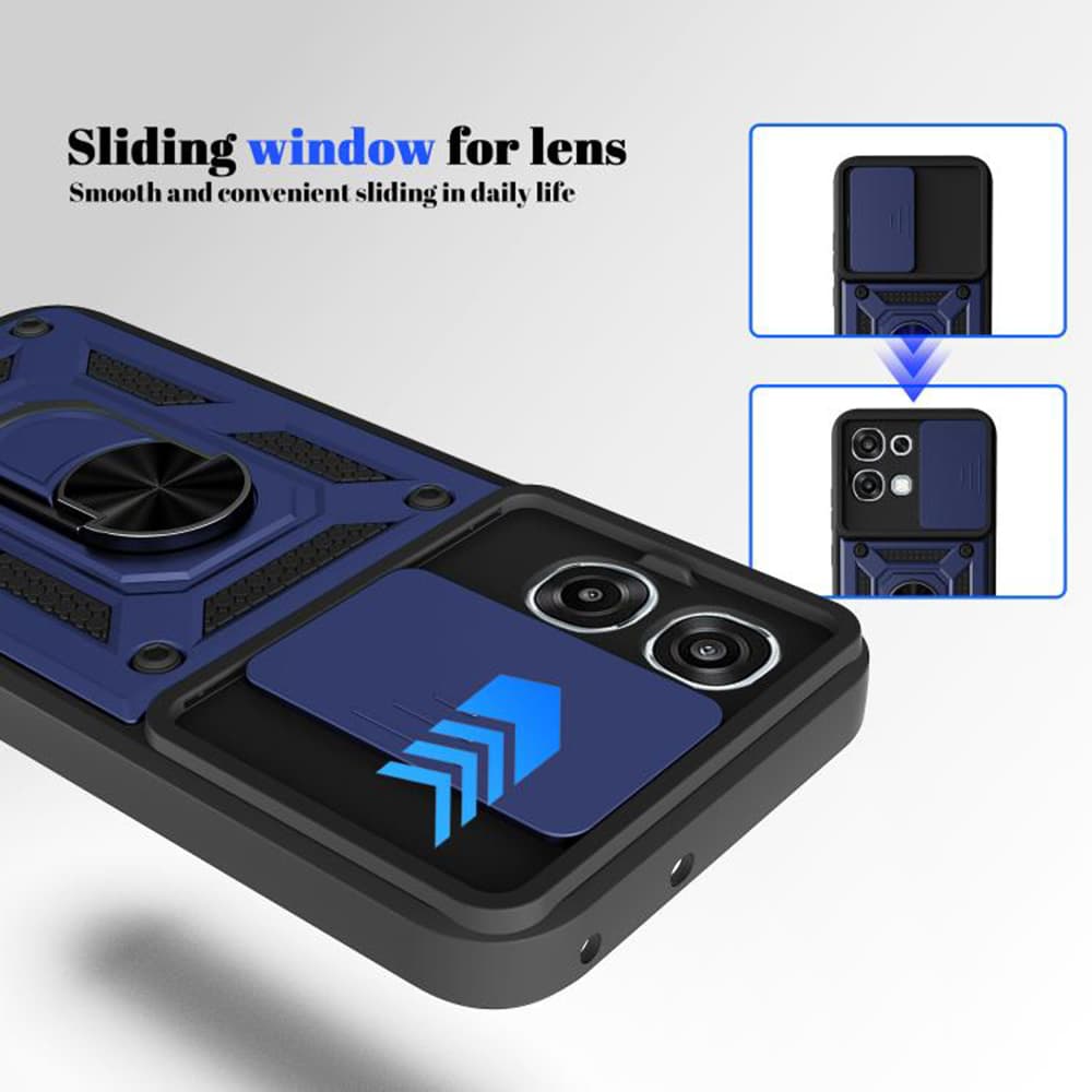 Kryt Techsuit CamShield Series pro Oppo A6 Pro 4G a 5G růžově zlatý - náhled 3