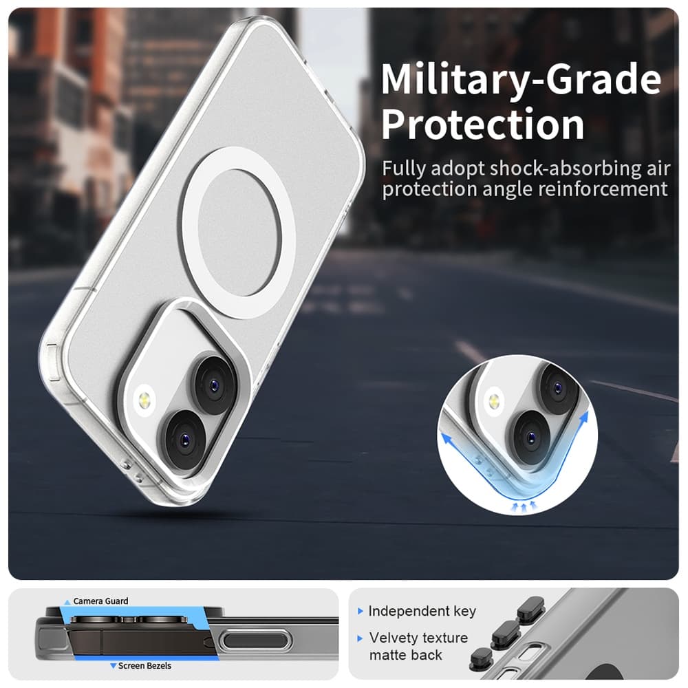 Kryt Techsuit CandyCase MagSafe pro Xiaomi Poco X8 Pro bílý - náhled 3