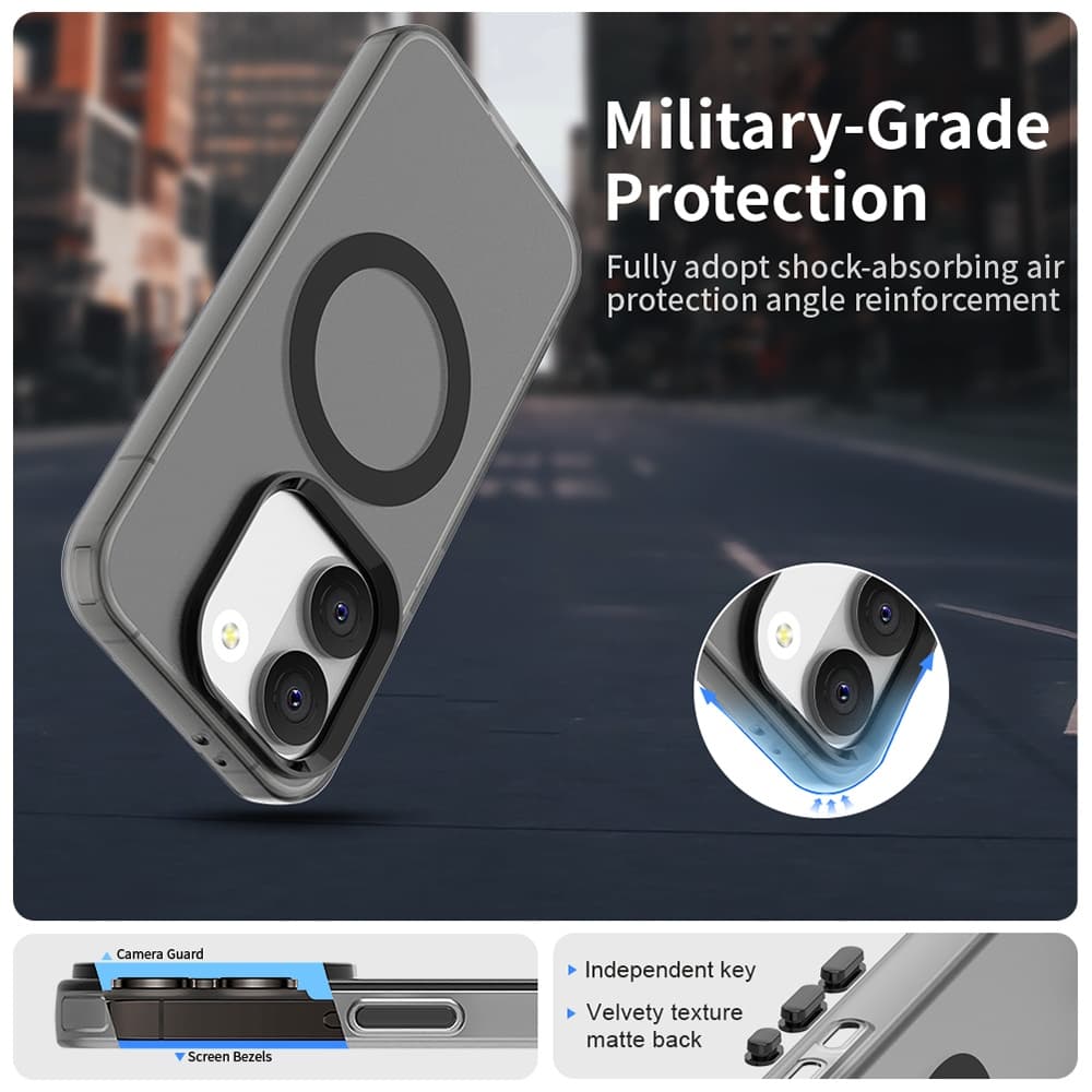 Kryt Techsuit CandyCase MagSafe pro Xiaomi Poco X8 Pro černý - náhled 3