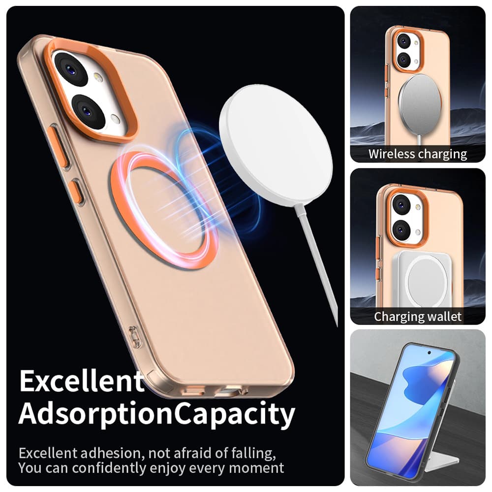 Kryt Techsuit CandyCase MagSafe pro Xiaomi Poco X8 Pro Max oranžový - náhled 3