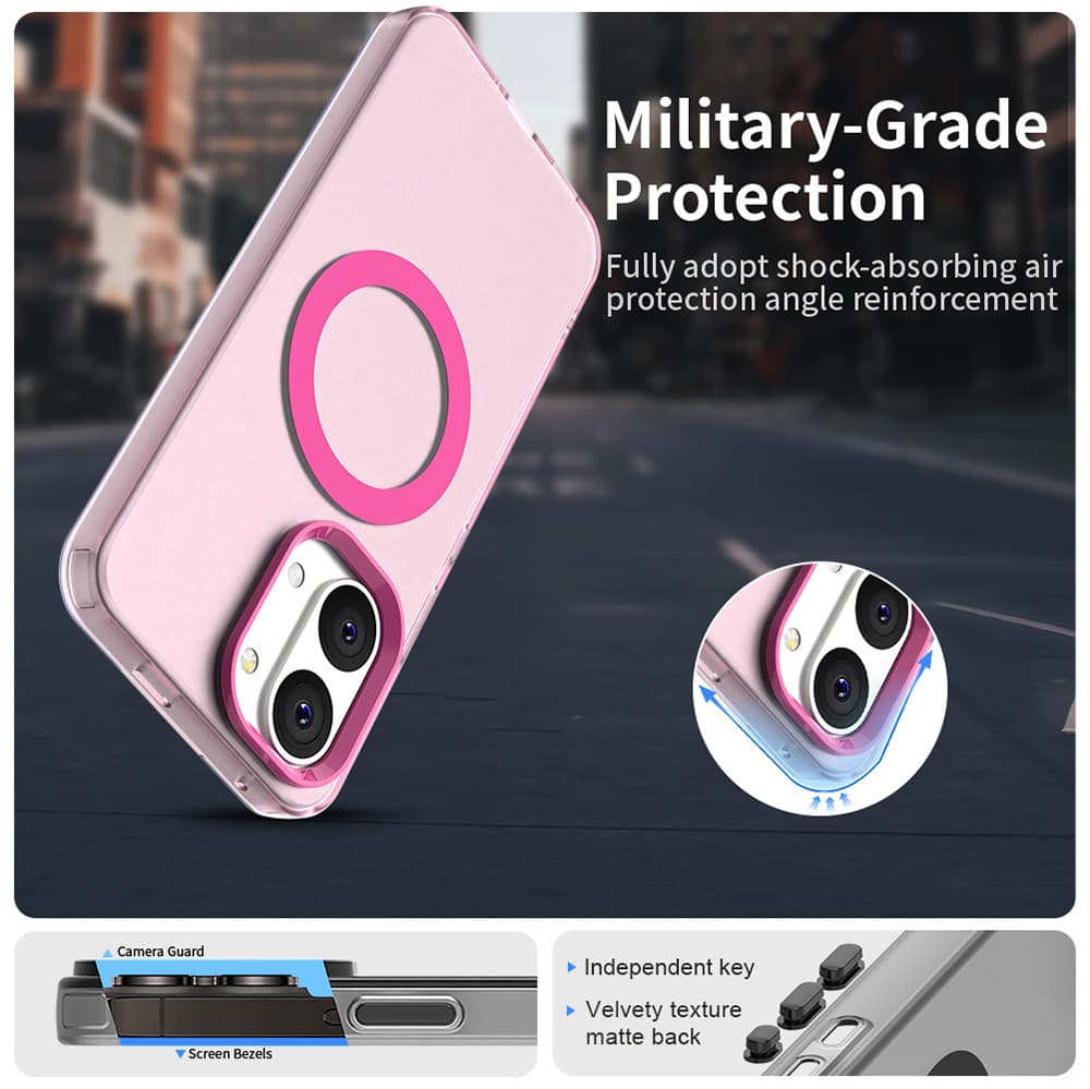 Kryt Techsuit CandyCase MagSafe pro Xiaomi Poco X8 Pro Max růžový - náhled 3
