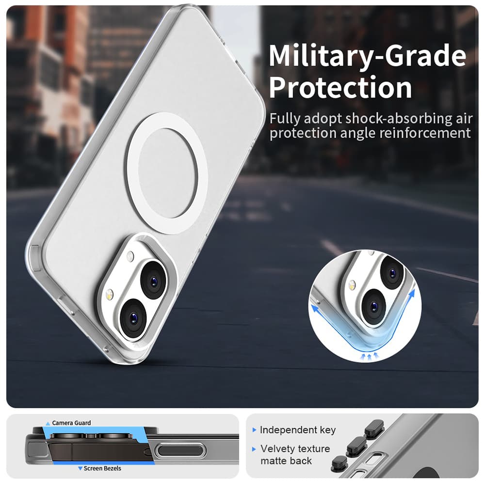 Kryt Techsuit CandyCase MagSafe pro Xiaomi Poco X8 Pro Max bílý - náhled 3
