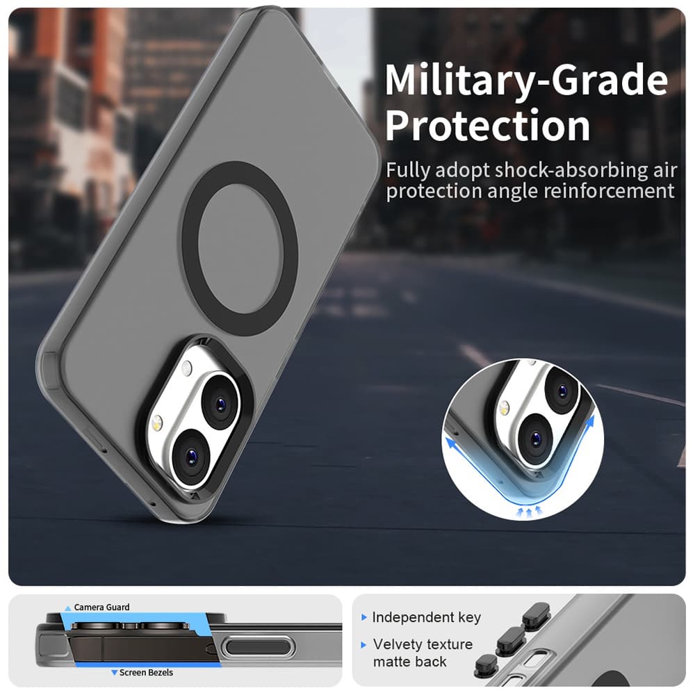 Kryt Techsuit CandyCase MagSafe pro Xiaomi Poco X8 Pro Max černý - náhled 3