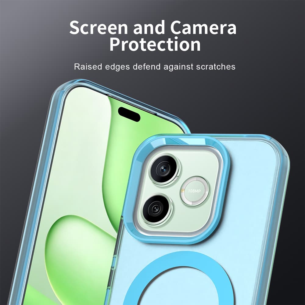 Kryt Techsuit CandyCase MagSafe pro Honor 600 Lite modrý - náhled 3