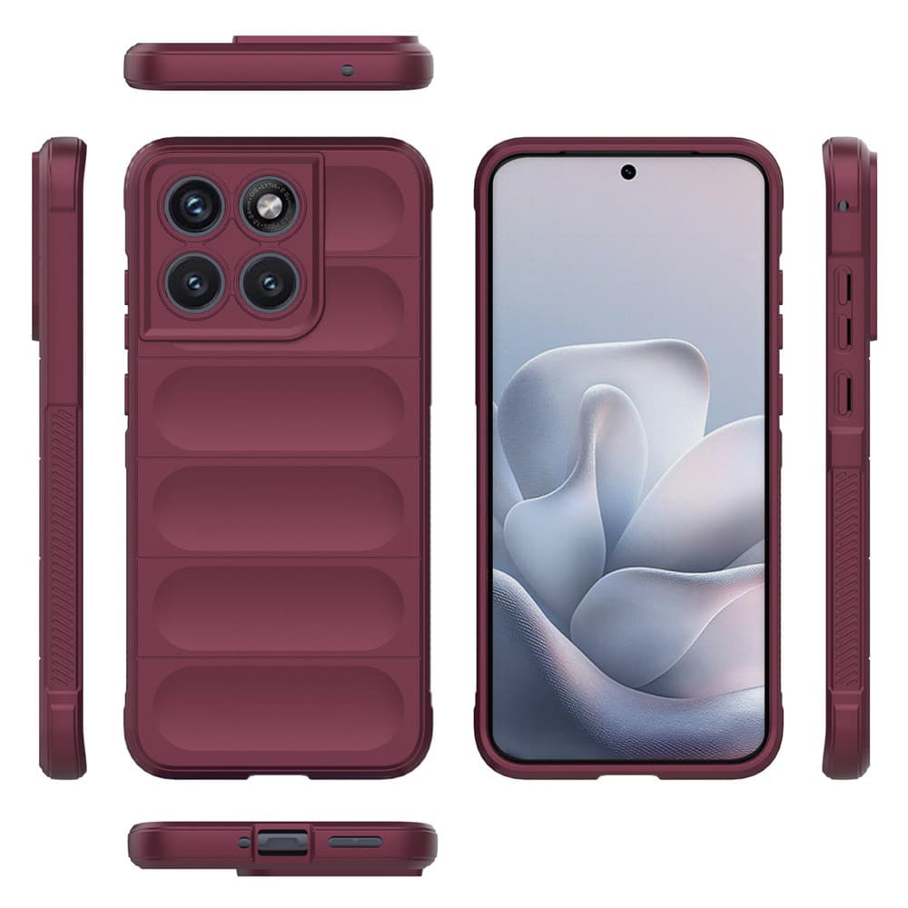 Kryt Techsuit Magic Shield pro Motorola Edge 70 Fusion vínový - náhled 3