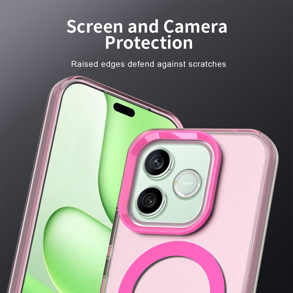 Kryt Techsuit CandyCase MagSafe pro Honor 600 / 600 Pro růžový - náhled 3