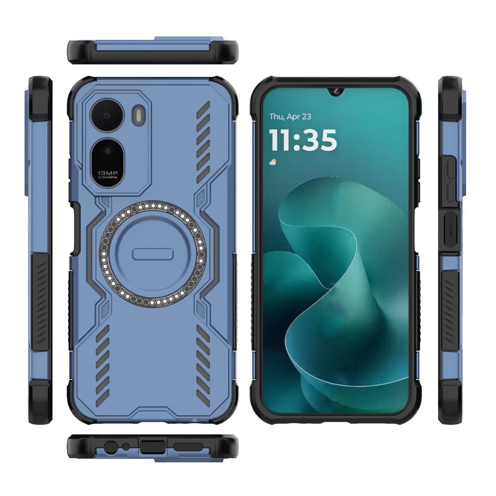 Kryt Techsuit ArmorMag Case pro Xiaomi Redmi A7 Pro 4G modrý - náhled 3