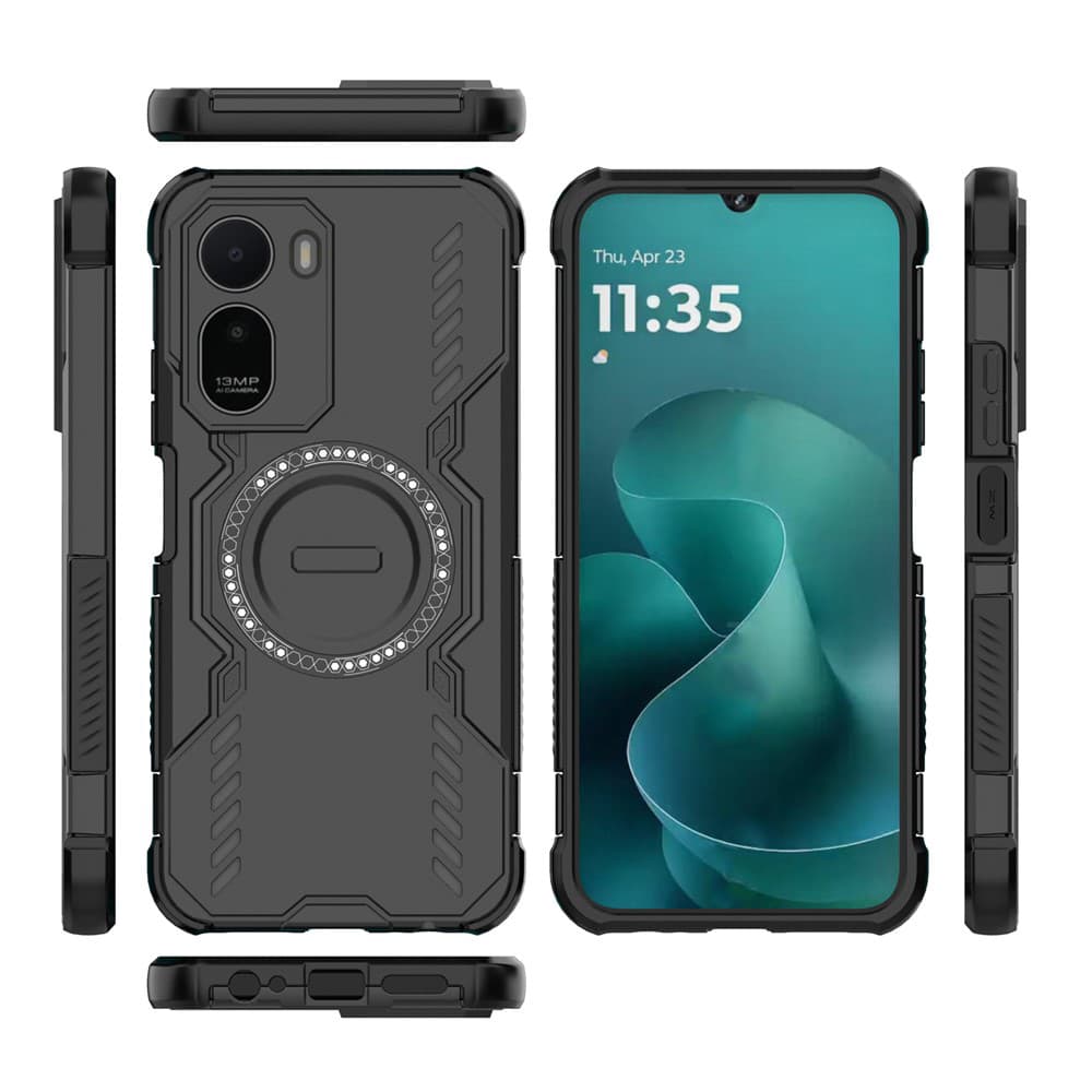 Kryt Techsuit ArmorMag Case pro Xiaomi Redmi A7 Pro 4G černý - náhled 3