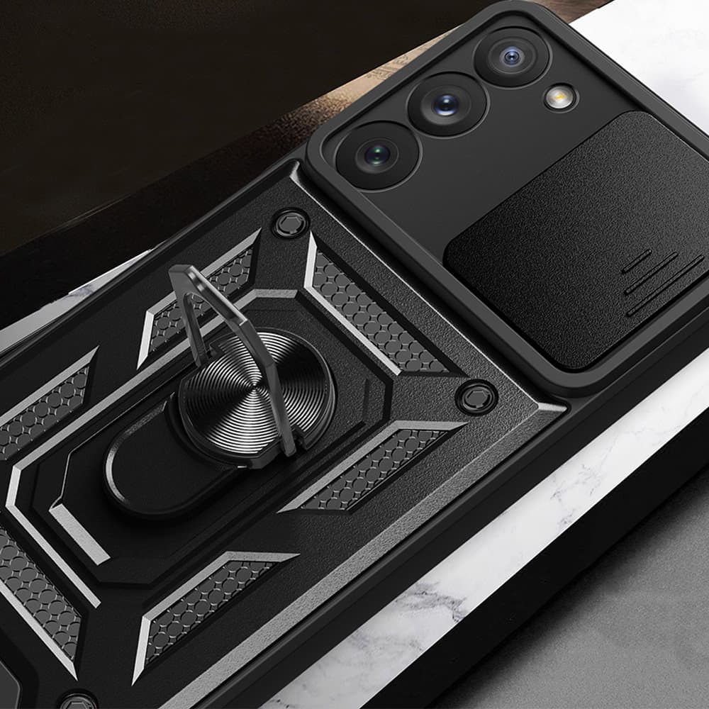 Techsuit Řada CamShield Samsung Galaxy S23 Ultra Černá - náhled 3