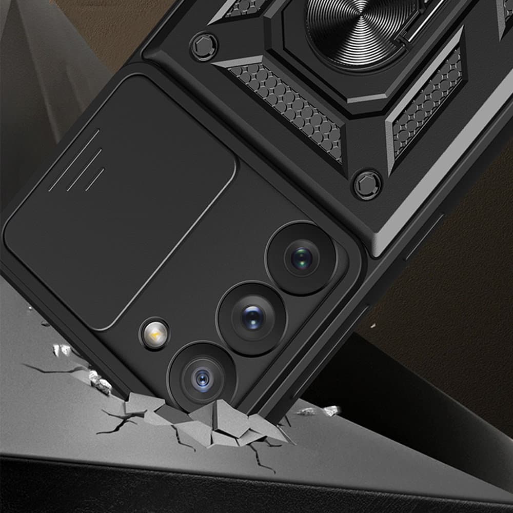 Techsuit CamShield Série Samsung Galaxy S23 Černá - náhled 3