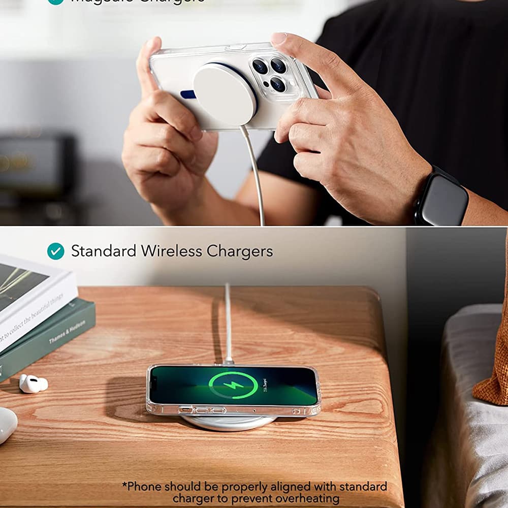 ESR Adaptér HaloLock 2 balení pro MagSafe iPhone Samsung Modrý - náhled 3