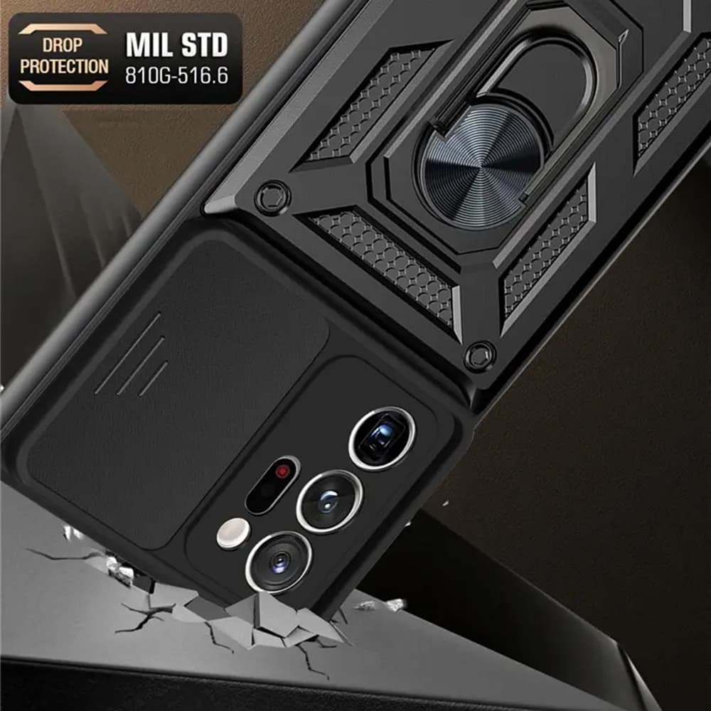 Techsuit CamShield Series Samsung Galaxy Note 20 Ultra 5G Černá - náhled 3