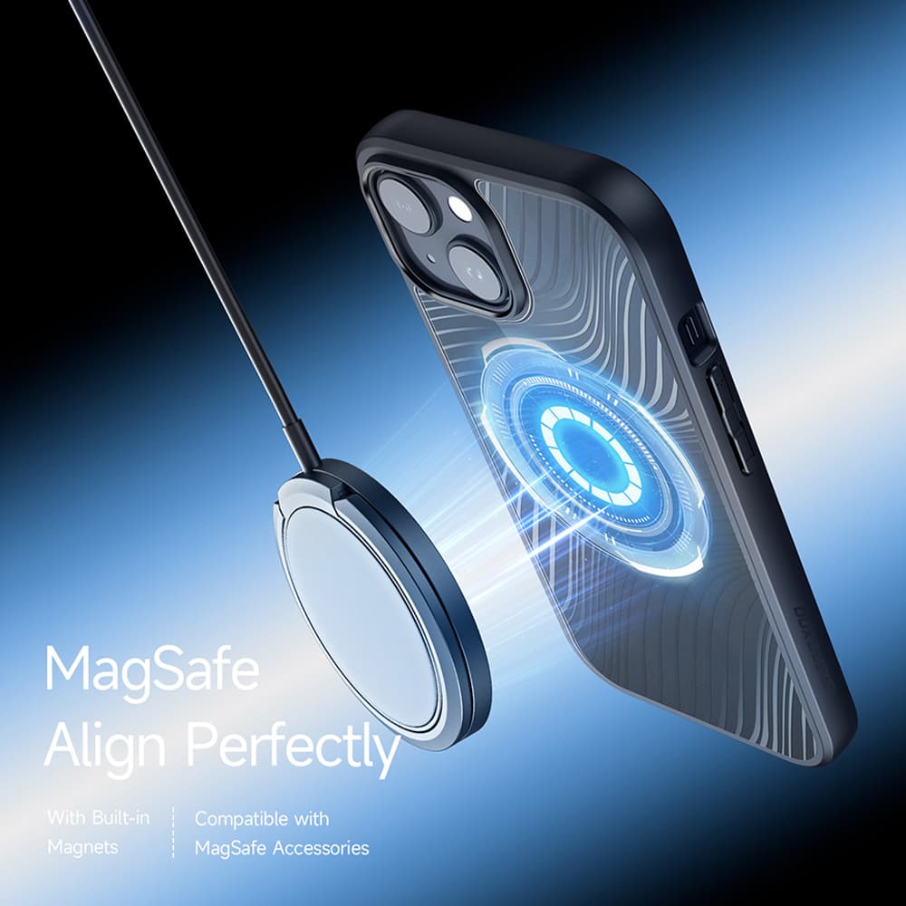 Dux Ducis Aimo MagSafe Series iPhone 15 Plus Černá - náhled 3