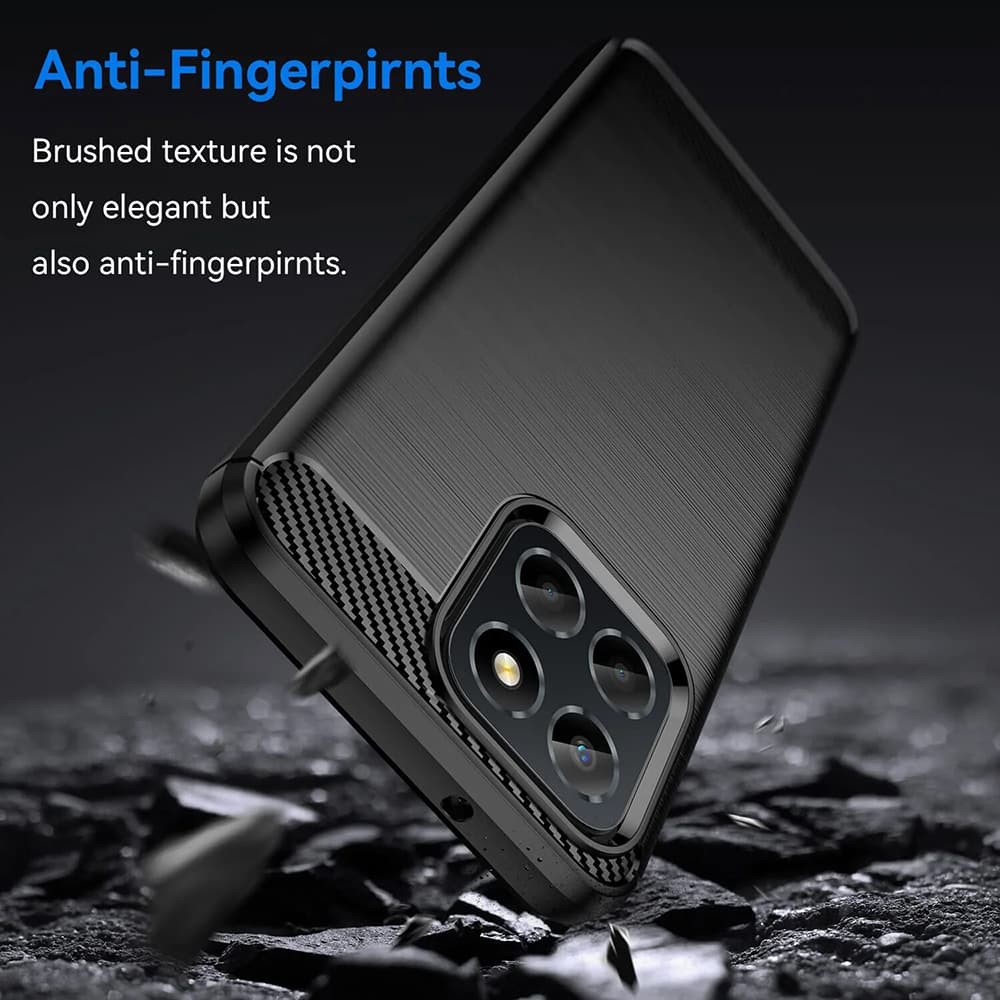Techsuit Karbon Silikon Honor X6 X8 5G 70 Lite Černý - náhled 3