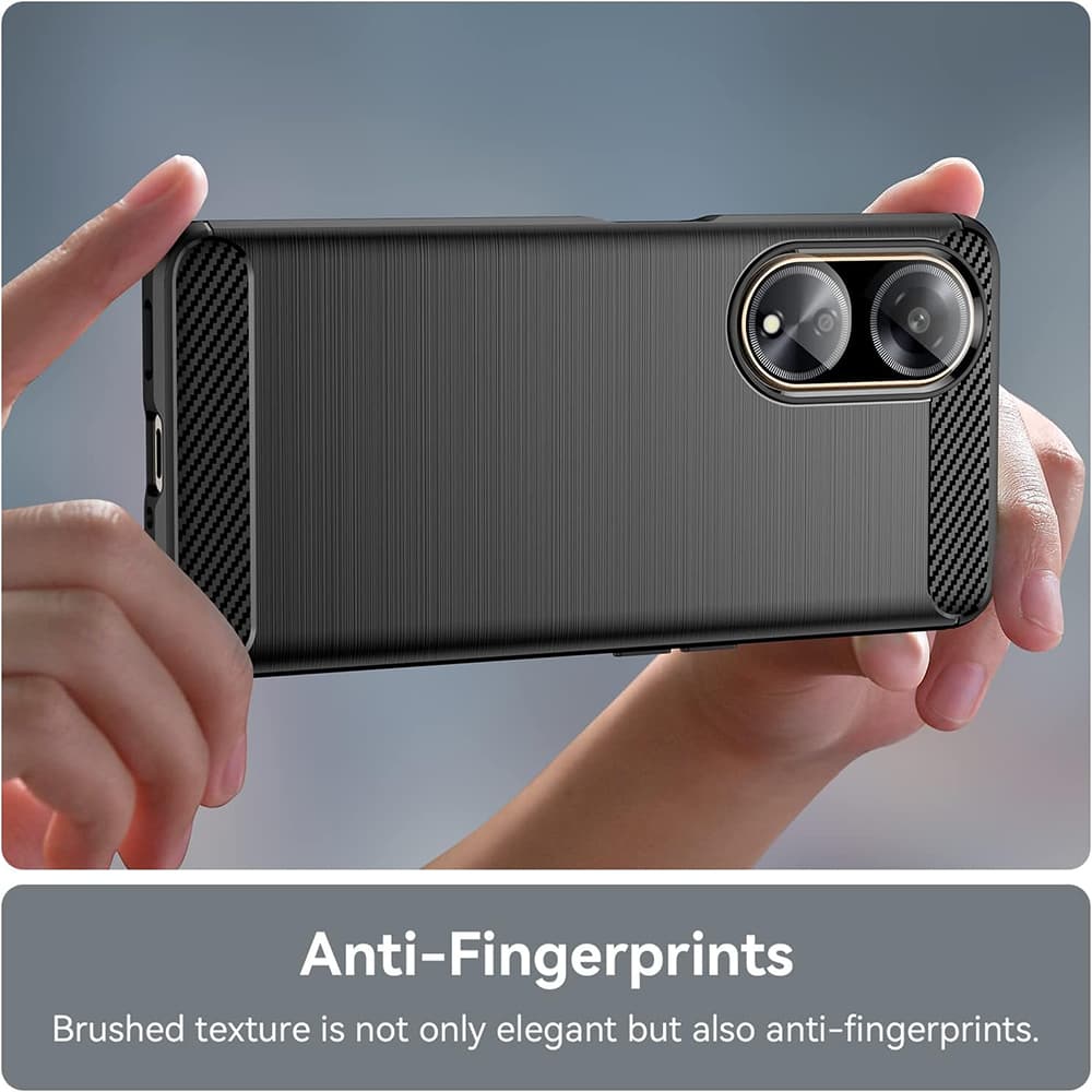 Techsuit Karbon silikon Oppo A98 5G Černá - náhled 3