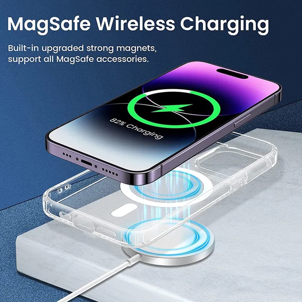 Techsuit MagSafe Pro pouzdro iPhone 15 Plus Fialové - náhled 3
