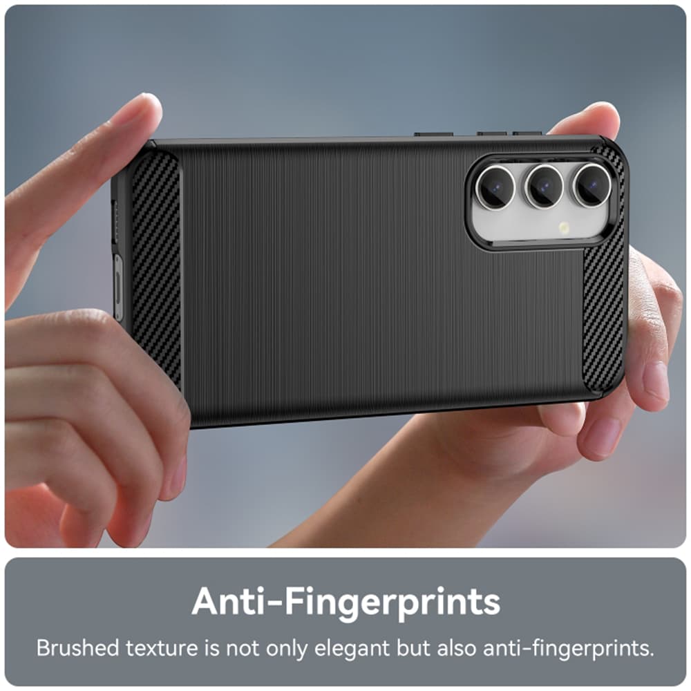 Techsuit Karbon Silikon Samsung Galaxy S23 FE Černá - náhled 3