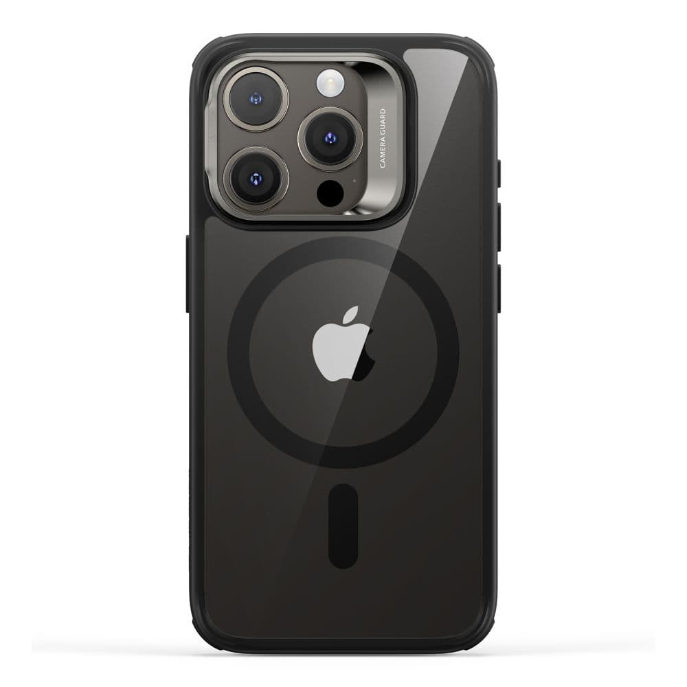 ESR Classic Hybrid HaloLock Kickstand iPhone 15 Pro Clear Black - náhled 3