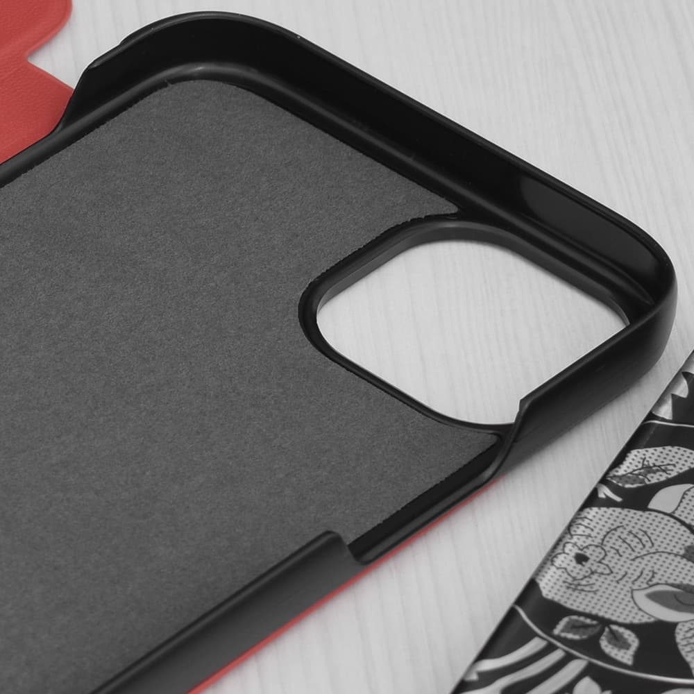 Techsuit eFold Series iPhone 15 Plus Červený - náhled 3