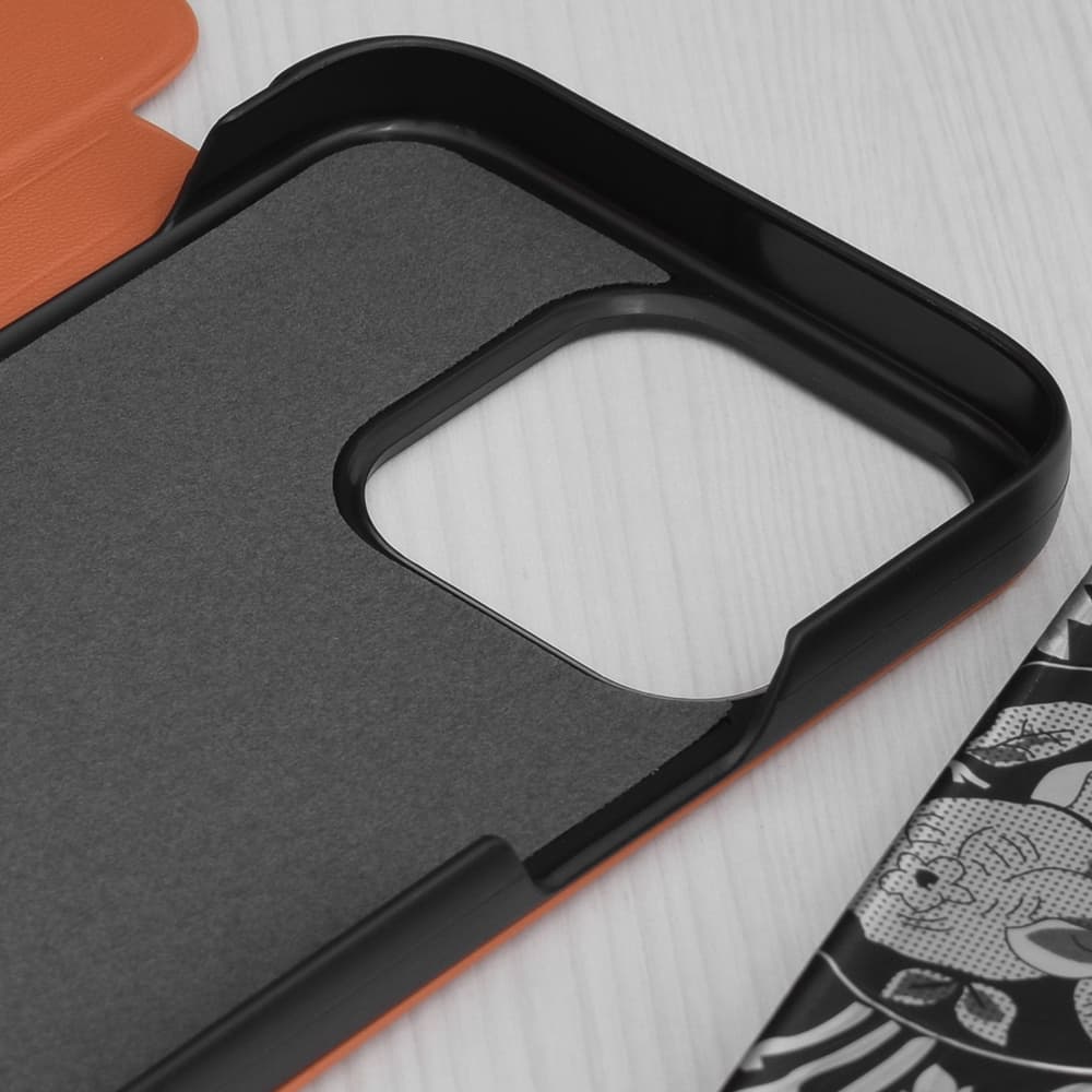 Techsuit eFold Series iPhone 15 Pro Oranžový - náhled 3