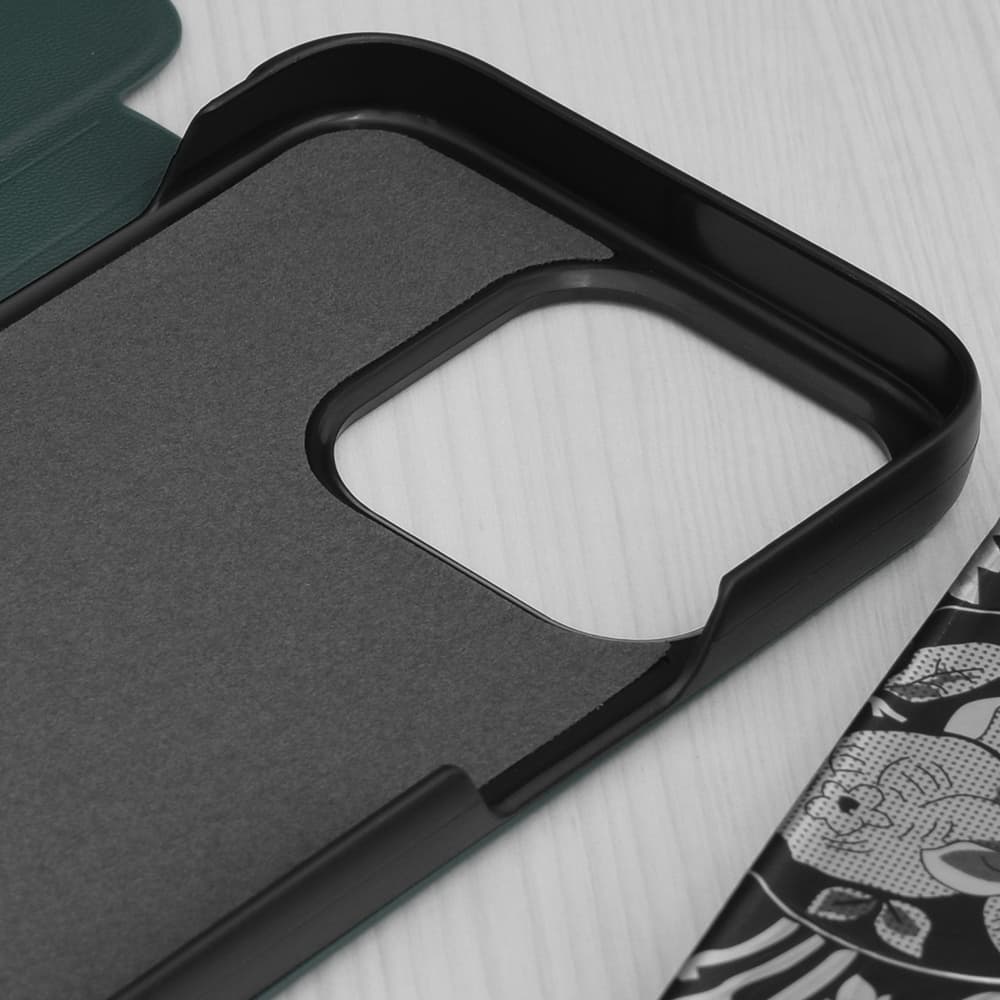 Techsuit eFold Series iPhone 15 Pro Tmavě zelená - náhled 3