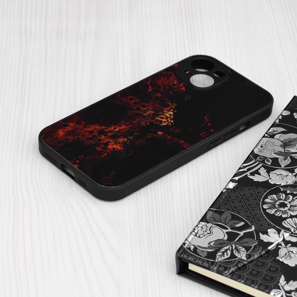 Techsuit Glaze Series iPhone 15 Plus Červená mlhovina - náhled 3