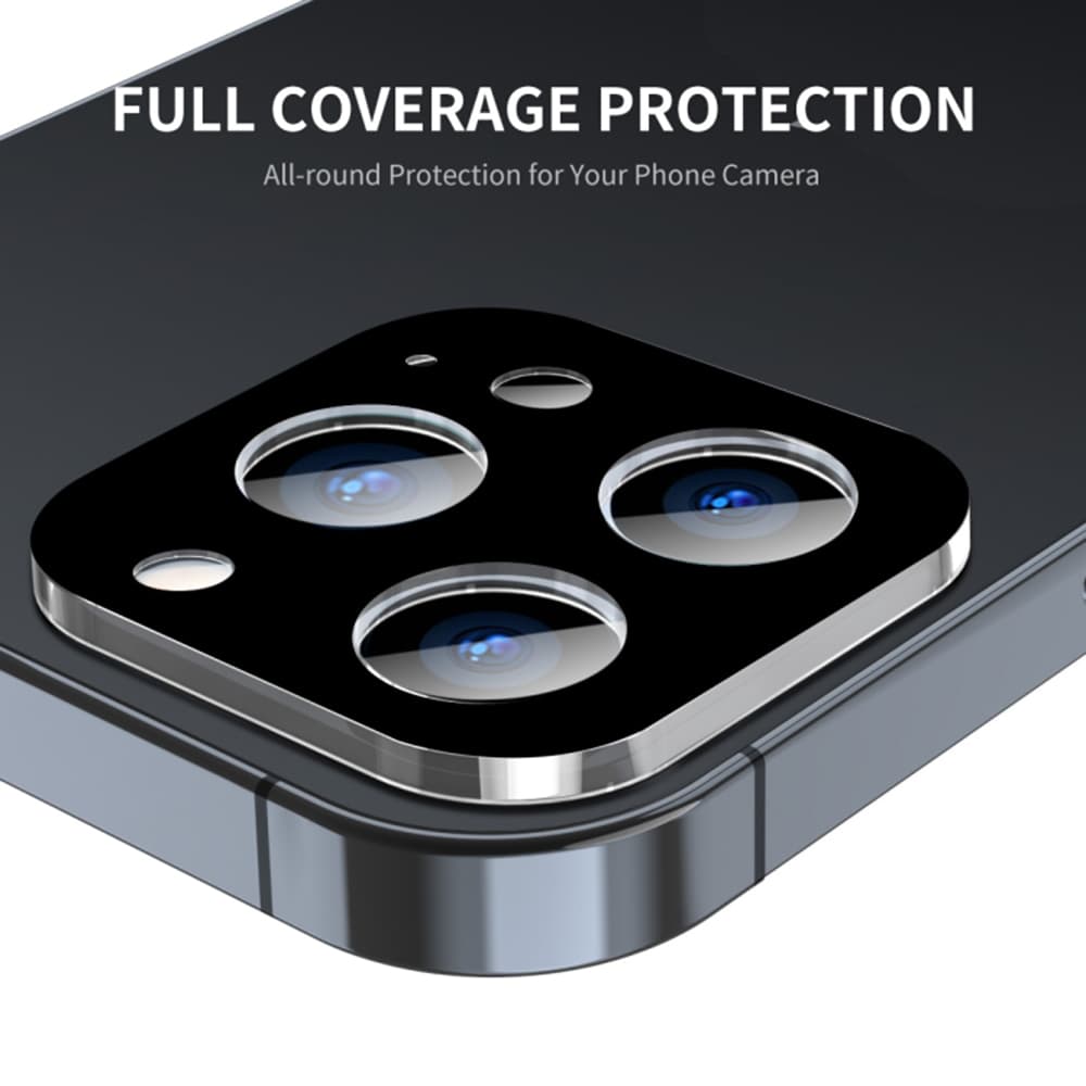 Techsuit Celoskelná ochrana kamery iPhone 15 Pro iPhone 15 Pro Max Black - náhled 3